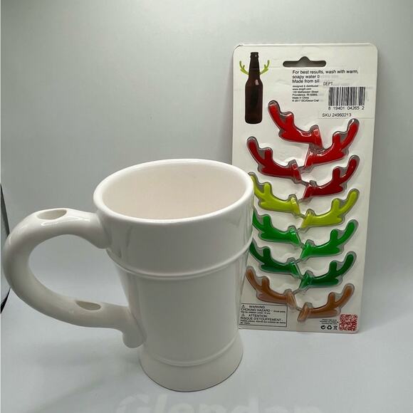 “Baby it’s Cold Outside” mug and new antler ears drink markers - Picture 2 of 8